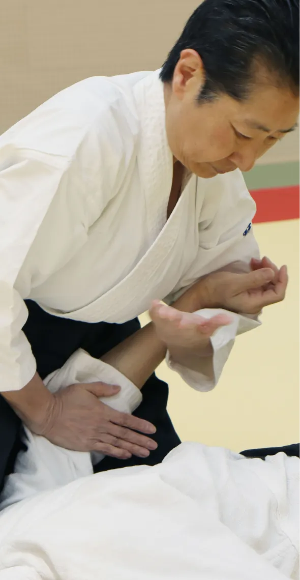 合気道の稽古風景